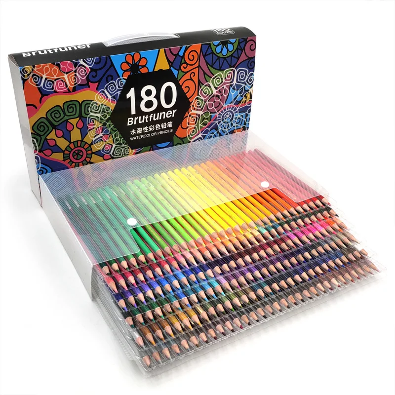 Professional Water-soluble colored pencils 48/72/120/150/180 Colors Drawing Pencils Artist Painting Sketching Art Supplies
Professional Water-soluble colored pencils 48/72/120/150/180 Colors Drawing Pencils Artist Painting Sketching Art Supplies