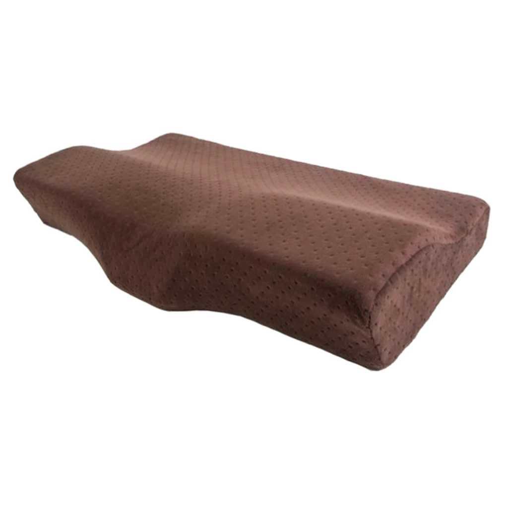 Velvet Memory Foam Pillow Head Neck Back Support Orthopaedic Head Pillow 50 x 30 x 10cm Velvet Memory Foam Pillow Head Neck Back Support Orthopaedic Head Pillow 50 x 30 x 10cm