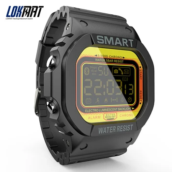 Lokmat Mk22 Bluetooth Smart Watch New Arrival Man Smart Watch Silicone Band Square Multi Function Outdoor Wrist Watch
Lokmat Mk22 Bluetooth Smart Watch New Arrival Man Smart Watch Silicone Band Square Multi Function Outdoor Wrist Watch