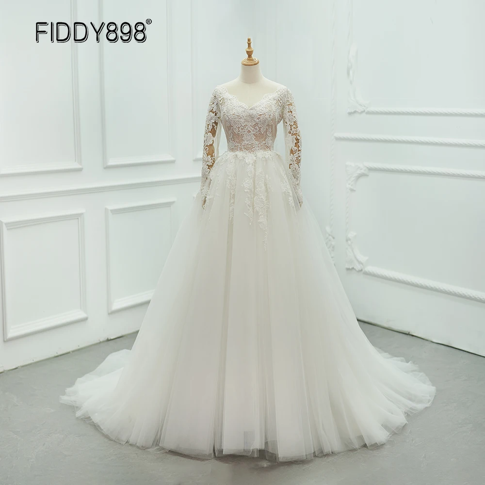 Elegant Wedding Dress 2020 V-Neck Bride Gown for Women Boho Off-Shoulder Lace Court Train Bridal Dresses Vestidos De Novia
Elegant Wedding Dress 2020 V-Neck Bride Gown for Women Boho Off-Shoulder Lace Court Train Bridal Dresses Vestidos De Novia