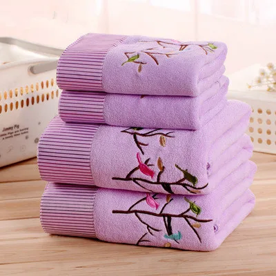 

3pcs Quick-Drying Cartoon trees 3 colors Microfiber Towel Set Bath Towel Face Beach Towel Adult for Bathroom