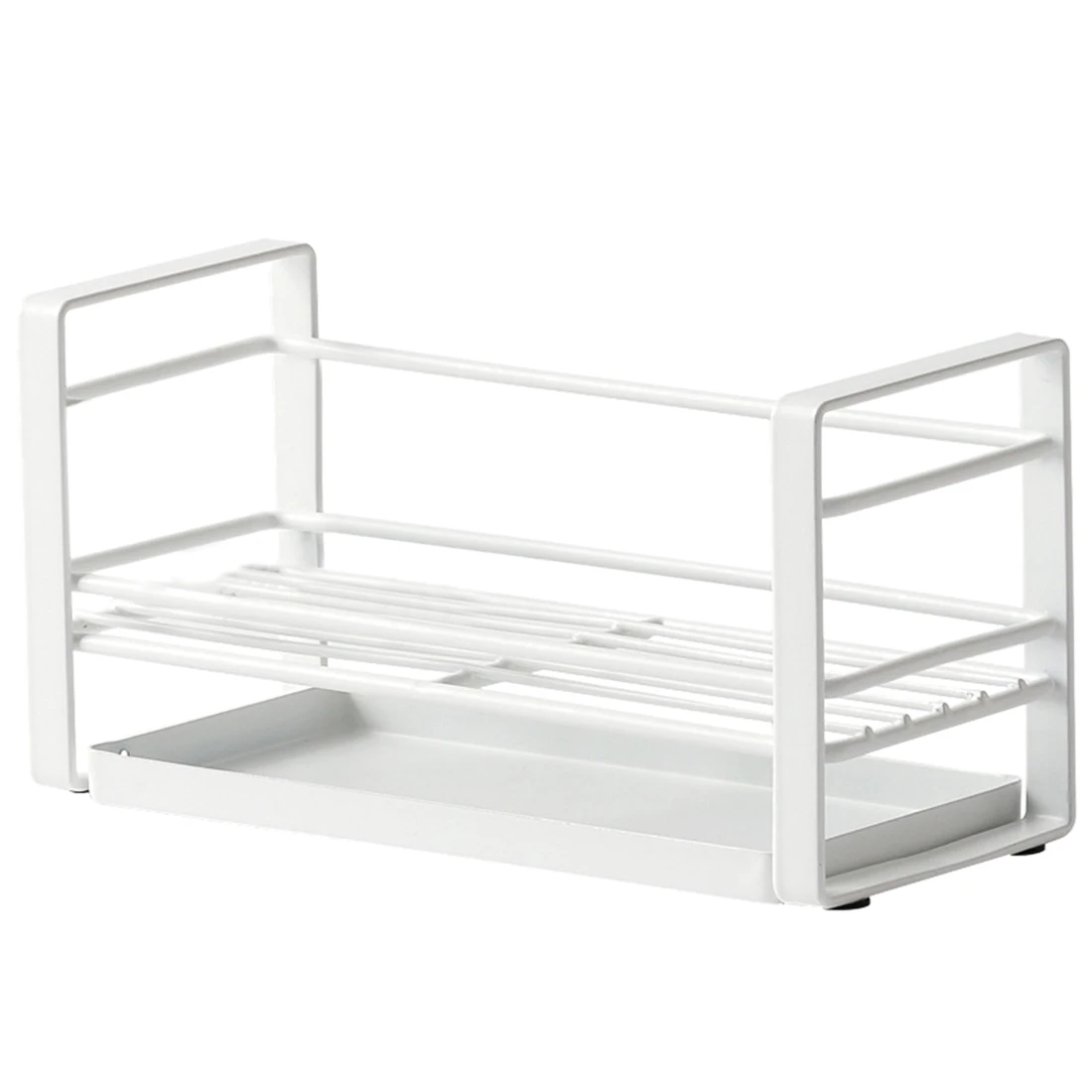 Kitchen Drain Rack Sponge Cleaning Rag Storage Rack Sink Countertop Shelf with Water Tray
Kitchen Drain Rack Sponge Cleaning Rag Storage Rack Sink Countertop Shelf with Water Tray