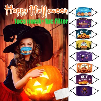 Kids Halloween Print Windproof Face Mask Washable Mouth Mask Cloth Face Shield Breathable Reusable Mouth Cover mondmaskers
Kids Halloween Print Windproof Face Mask Washable Mouth Mask Cloth Face Shield Breathable Reusable Mouth Cover mondmaskers