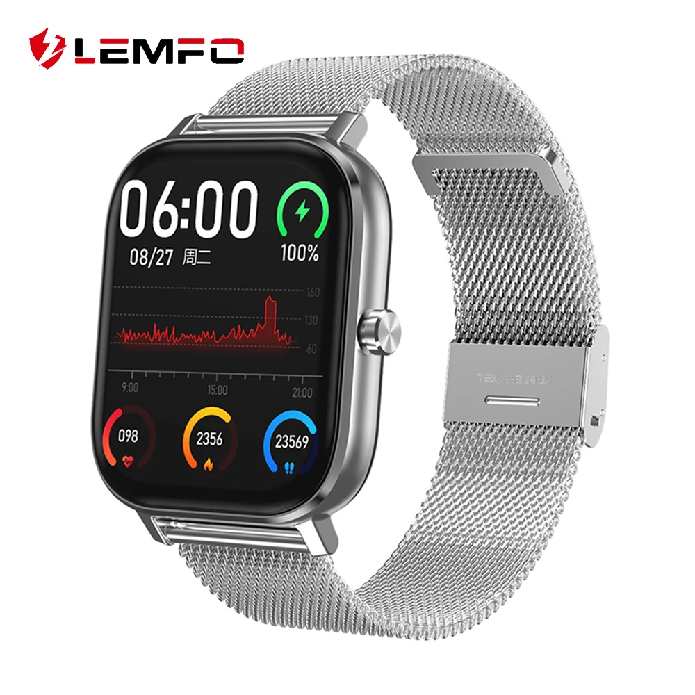 LEMFO Смарт-часы 2020 Новый PPG ЭКГ SmartWatch Для мужчин вызовов через Bluetooth 24-часовой
