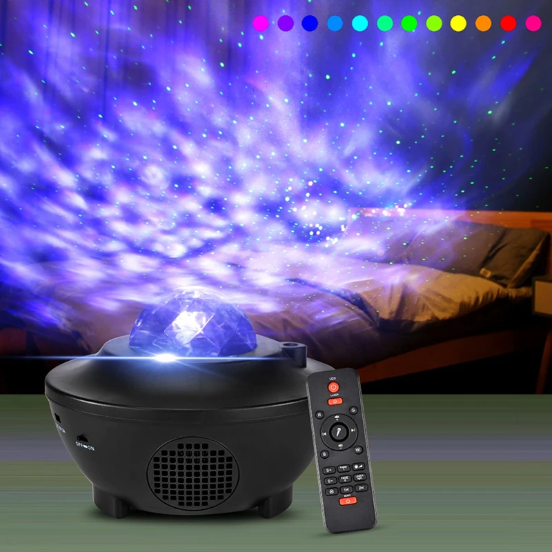 Colorful Smart Starry Projection Lamp Sky Night Light Table Lamp Blueteeth USB Voice Control Music Player for Kid Children Gift
Colorful Smart Starry Projection Lamp Sky Night Light Table Lamp Blueteeth USB Voice Control Music Player for Kid Children Gift