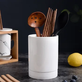 Ceramic Kitchen Cutlery Storage Tube with Handle Gadgets Tools Organizer Box Accessories Utensils Conatiner Holder Jar Drainer
Ceramic Kitchen Cutlery Storage Tube with Handle Gadgets Tools Organizer Box Accessories Utensils Conatiner Holder Jar Drainer