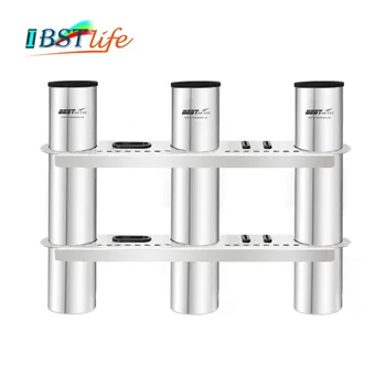 3 Tubes Link stainless steel 316 fishing rod holder fishing rod rack socket for marine fishing box kayak boat yacht 
3 Tubes Link stainless steel 316 fishing rod holder fishing rod rack socket for marine fishing box kayak boat yacht