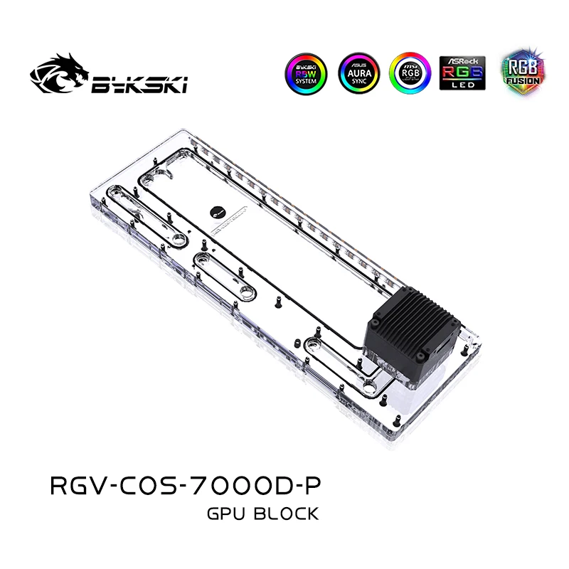 Bykski Acrylic Distro Plate /Board Reservoir for Corsair 7000D Computer Case /Water Cooling System RGB Light SYNC/Combo DDC Pump |
