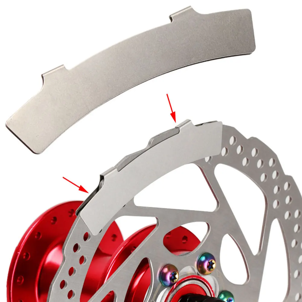

MTB Disc Brake Pads Adjusting Tool Bicycle Brake Pads Rotor Alignment Tools Bike Spacer Mounting Assistant Repair Accessories