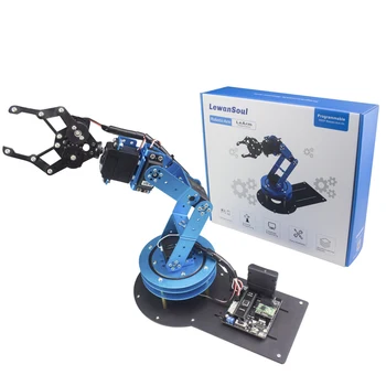Mechanical Arms Open Source 6-DOF Anti-smashing Shoes/Compatible Arduino/STM32/51 Single-Chip/Three-in-One
Mechanical Arms Open Source 6-DOF Anti-smashing Shoes/Compatible Arduino/STM32/51 Single-Chip/Three-in-One
