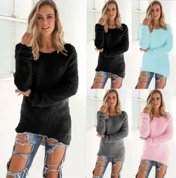 Women Long Sleeve Fleece Sweaters Fashion Casual Loose Winter Warm Sweater Female Soft Jumper Pullover Tops Outwear Coat
Women Long Sleeve Fleece Sweaters Fashion Casual Loose Winter Warm Sweater Female Soft Jumper Pullover Tops Outwear Coat