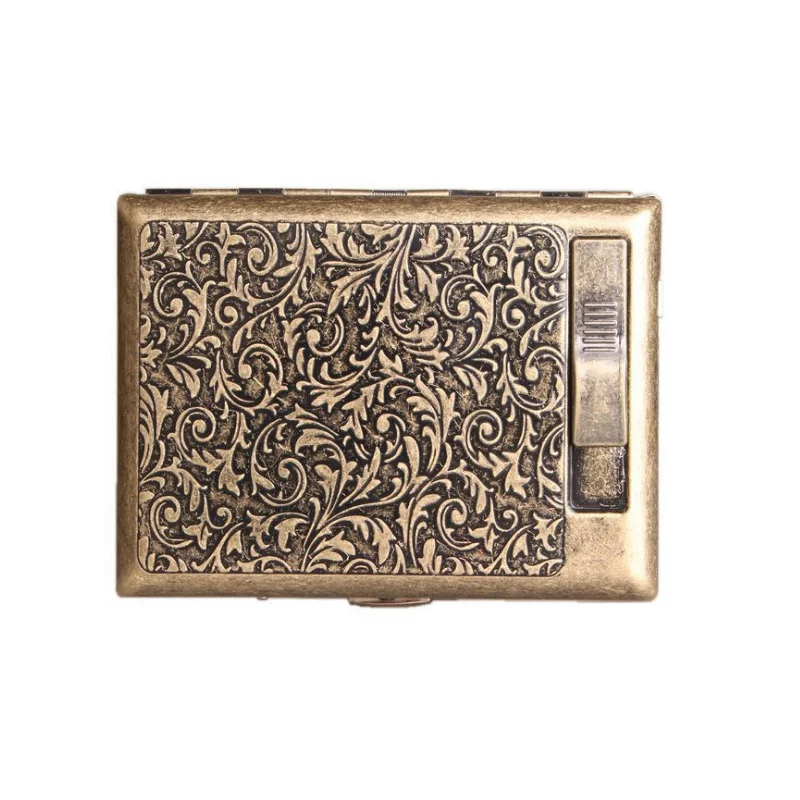 (20 Cigarette ) Electronic USB Cigarette Metal Case Lighters Charging Electric Windproof Lighter Cigarette Box Men Gift
(20 Cigarette ) Electronic USB Cigarette Metal Case Lighters Charging Electric Windproof Lighter Cigarette Box Men Gift
