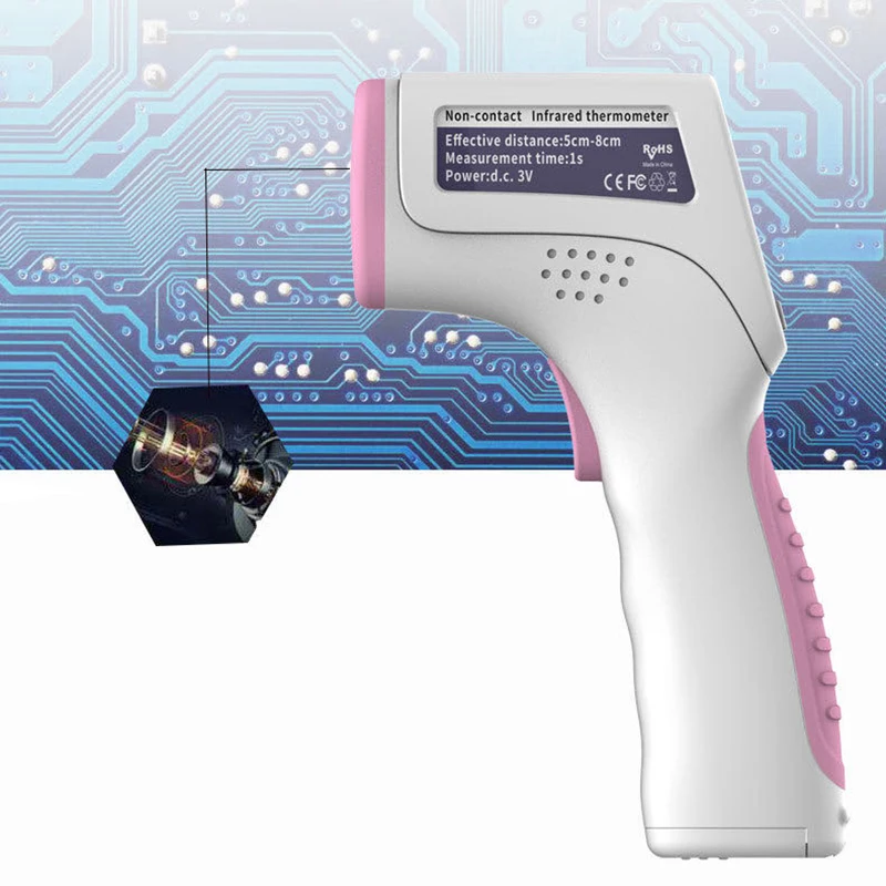 Fast Shipping Digital Infrared Forehead Thermometer Fever Tester Non-contact Touch-free Temperature Measurement for Adults Kids
Fast Shipping Digital Infrared Forehead Thermometer Fever Tester Non-contact Touch-free Temperature Measurement for Adults Kids