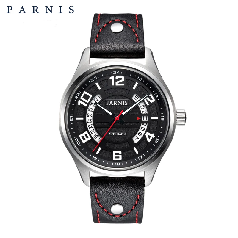 Parnis 43mm Casual Men's Automatic Mechanical Watches 10ATM Luminous Waterproof Calendar Men Mechanical Military Wrist Watch
Parnis 43mm Casual Men's Automatic Mechanical Watches 10ATM Luminous Waterproof Calendar Men Mechanical Military Wrist Watch
