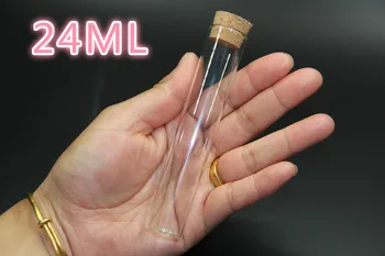 1000PCS 22*100mm 24ml Tube Glass Bottles Wishing Bottle Empty Sample Storage Jars With Cork Stoppers Wedding Decoration Bottle
1000PCS 22*100mm 24ml Tube Glass Bottles Wishing Bottle Empty Sample Storage Jars With Cork Stoppers Wedding Decoration Bottle