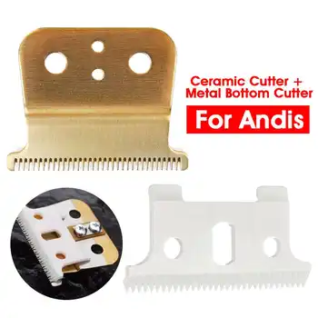 2Pcs Hair Clippers Ceramic Blade Cutter + Metal Bottom Beard Blade Cutter Knife With Box For Andis Electric Shear Clipper Gold
2Pcs Hair Clippers Ceramic Blade Cutter + Metal Bottom Beard Blade Cutter Knife With Box For Andis Electric Shear Clipper Gold