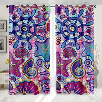 SOFTBATF Ocean Starfish Windows Curtains Darkening for Living Room Bedroom Decorative Kitchen Curtains Dropshipping
SOFTBATF Ocean Starfish Windows Curtains Darkening for Living Room Bedroom Decorative Kitchen Curtains Dropshipping
