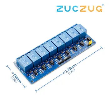 8 Channel 3.3V Relay Module Optocoupler Driver Relay Control Board Low Level For Arduino
8 Channel 3.3V Relay Module Optocoupler Driver Relay Control Board Low Level For Arduino