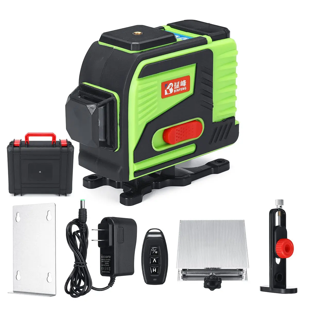 New Remote Control 3D 12 Lines Laser Levels 360 Degree Horizontal Vertical Green Light Self Leveling 3D Cross Measuring Tool Kit
New Remote Control 3D 12 Lines Laser Levels 360 Degree Horizontal Vertical Green Light Self Leveling 3D Cross Measuring Tool Kit