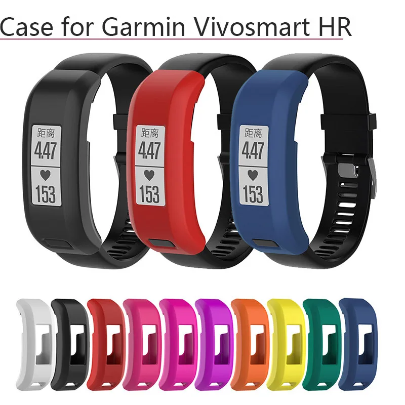 Bracelet Soft Silicone Rubber Fitness Tracker Protector Shell Skin Cover Case for Garmin Vivosmart HR Protective Frame Case
Bracelet Soft Silicone Rubber Fitness Tracker Protector Shell Skin Cover Case for Garmin Vivosmart HR Protective Frame Case