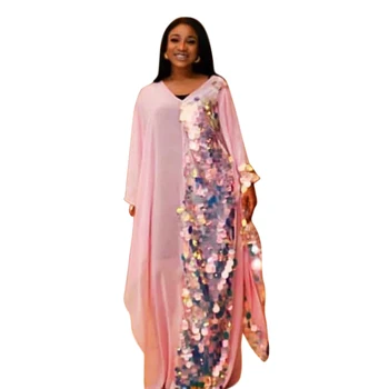 2020 new arrival spring and summer african women polyester plus size sequined dress
2020 new arrival spring and summer african women polyester plus size sequined dress