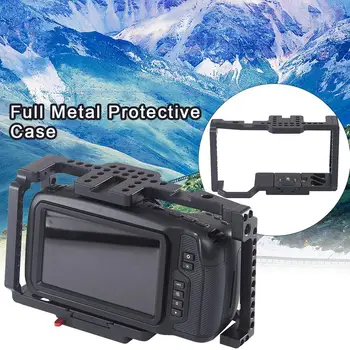 Protable Camera Protective Case Full Metal Shell Aluminum Alloy Protective Cover For BMPCC 4K 6K Rabbit-cage Extension
Protable Camera Protective Case Full Metal Shell Aluminum Alloy Protective Cover For BMPCC 4K 6K Rabbit-cage Extension