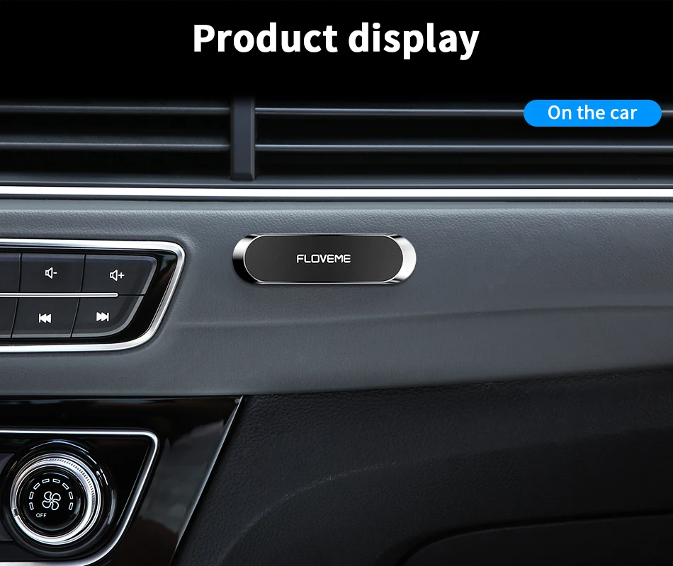 FLOVEME Magnetic Car Phone Holder For Phone in Car Strong Magnet Strip Phone Holder For iPhone 11 Pro Samsung Universal Suporte