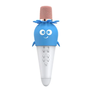 Wireless Karaoke Microphone Bluetooth Handheld Portable Speaker Home KTV with LED Lights Cute Shape Singing Microphone 
Wireless Karaoke Microphone Bluetooth Handheld Portable Speaker Home KTV with LED Lights Cute Shape Singing Microphone