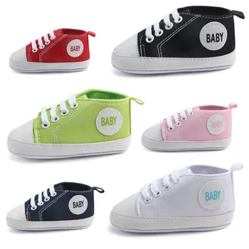 Cute Baby Shoes Newborn Boys Girls Shoes Sport Canvas Sneakers Anti-slip Infant Toddler First Shoes For Age 0-18M 
Cute Baby Shoes Newborn Boys Girls Shoes Sport Canvas Sneakers Anti-slip Infant Toddler First Shoes For Age 0-18M
