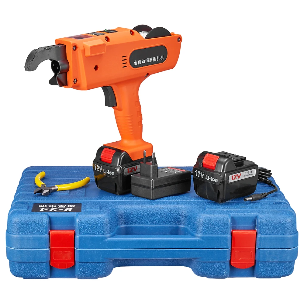 Power tools 12V 3000mAh Automatic Rebar Tying Wire Lithium Battery Rebar Tier Binding Machine
Power tools 12V 3000mAh Automatic Rebar Tying Wire Lithium Battery Rebar Tier Binding Machine