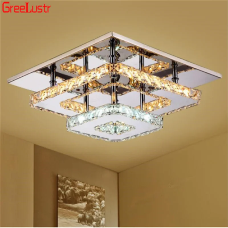 GreeLustr Led Crystal Ceiling Lamp Plafon Stainless Steel Mirror Ceiling Lamps Lighting Fixture for Dining Room
GreeLustr Led Crystal Ceiling Lamp Plafon Stainless Steel Mirror Ceiling Lamps Lighting Fixture for Dining Room