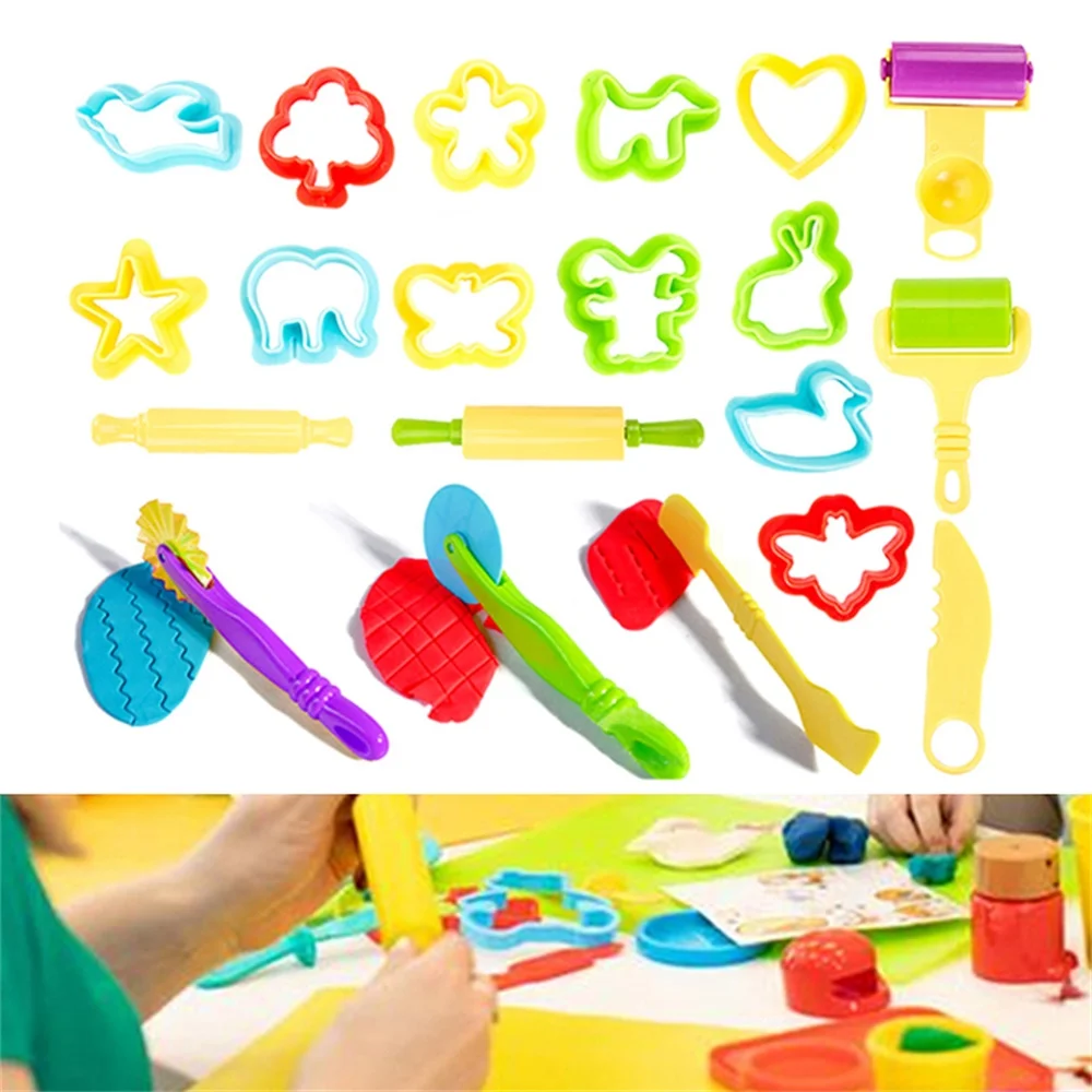 DIY Plasticine Mold Modeling Clay Kit Slime Plastic Play Dough Tools Set Cutters Moulds Toy for children Kid Gift
DIY Plasticine Mold Modeling Clay Kit Slime Plastic Play Dough Tools Set Cutters Moulds Toy for children Kid Gift