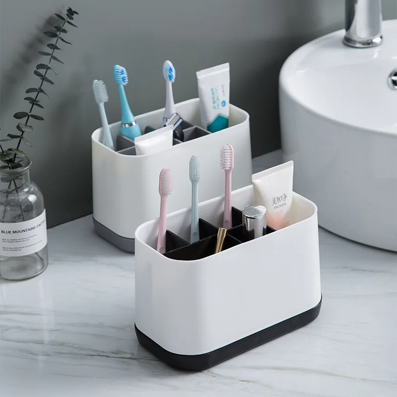 Toothbrush Holder Multifunctional Bathroom Toothpaste Caddy Toothbrush Organizer Stand for Electric Toothbrush, Toothpaste
Toothbrush Holder Multifunctional Bathroom Toothpaste Caddy Toothbrush Organizer Stand for Electric Toothbrush, Toothpaste