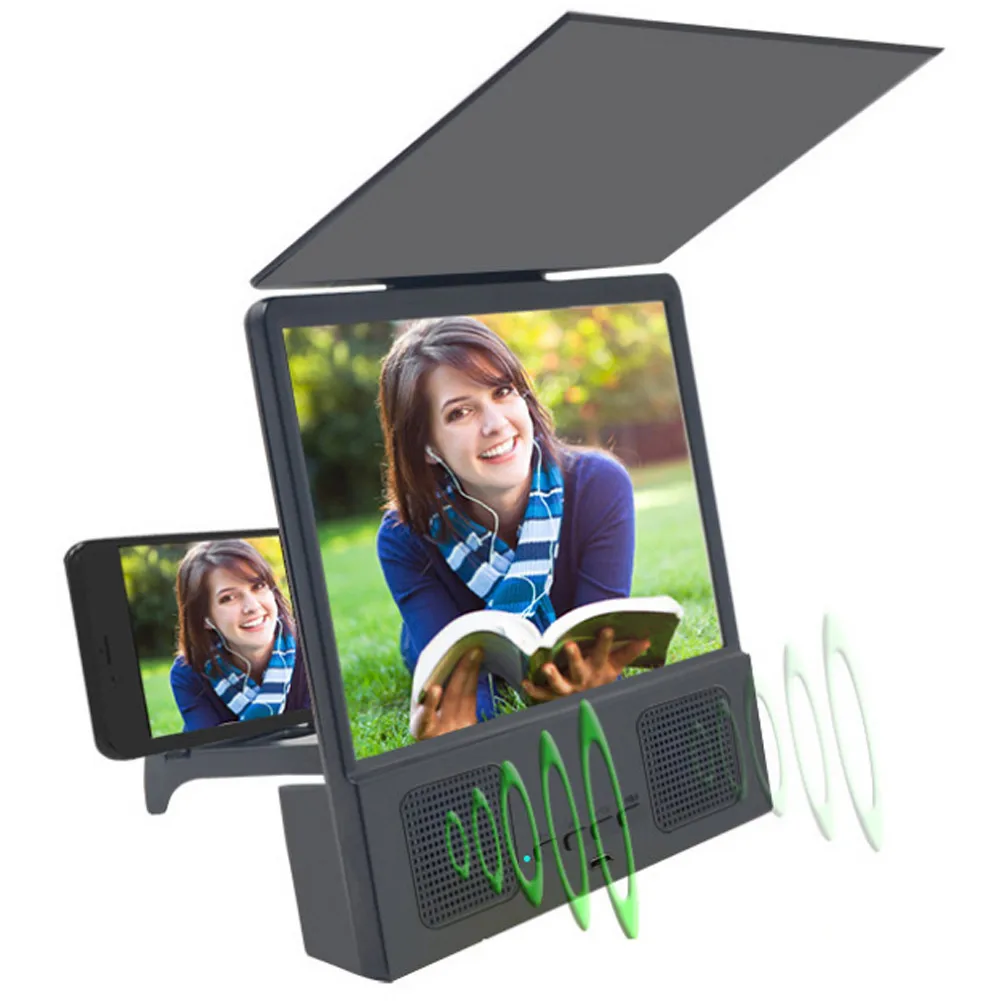 2019 Hot 8In Screen Mobile Phone HD Projection Bracket Screen Magnifier with Bluetooth Speaker for All Smart Phone
2019 Hot 8In Screen Mobile Phone HD Projection Bracket Screen Magnifier with Bluetooth Speaker for All Smart Phone