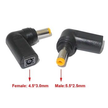 Laptop Dc Power Supply Adapter Charger Plug Converter 4.5x3.0mm Female to 5.5x2.5mm Male Jack Connector for Asus Lenovo Notebook
Laptop Dc Power Supply Adapter Charger Plug Converter 4.5x3.0mm Female to 5.5x2.5mm Male Jack Connector for Asus Lenovo Notebook