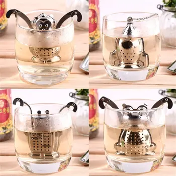 New Stainless Steel Mesh Loose Tea Leaf Infuser Filter Herbal Spice Strainer Diffuser Frog/Robot/Rocket/Monkey Mold
New Stainless Steel Mesh Loose Tea Leaf Infuser Filter Herbal Spice Strainer Diffuser Frog/Robot/Rocket/Monkey Mold