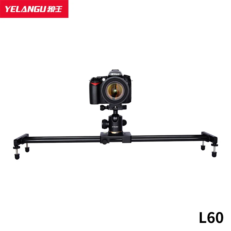 YELANGU L60A Camera Slider Dolly Rail Video Stabilizer Double-Track Rail Design DSLR Camera Video Slider
YELANGU L60A Camera Slider Dolly Rail Video Stabilizer Double-Track Rail Design DSLR Camera Video Slider