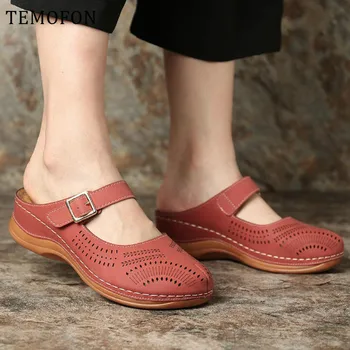 TEMOFON women vintage sandals strap casual sewing summer shoes ladies beach flip flop shoes soft platform sandals 35-46 HVT824
TEMOFON women vintage sandals strap casual sewing summer shoes ladies beach flip flop shoes soft platform sandals 35-46 HVT824