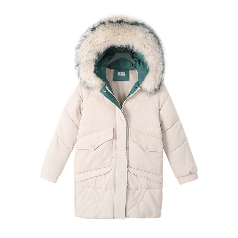 Down parka Down parka winter of 2019 Korean version fashionable large-haired collar down cotton clothing 905
Down parka Down parka winter of 2019 Korean version fashionable large-haired collar down cotton clothing 905
