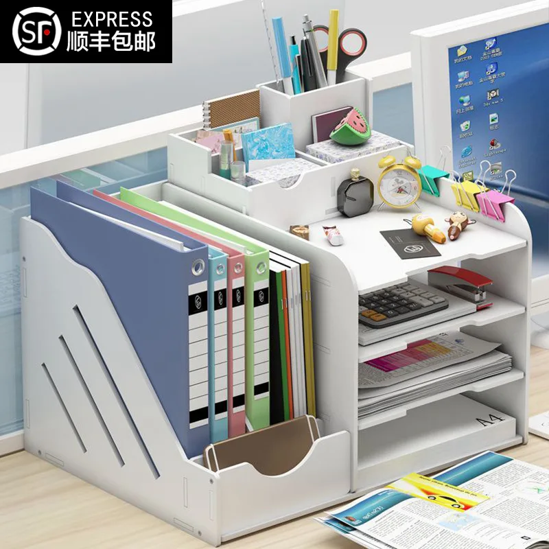 File Shelf Storage Shelf Multilayer Folder Storage Box Desktop Organizing Useful Product Office Supplies Storage Rack Book Stand
File Shelf Storage Shelf Multilayer Folder Storage Box Desktop Organizing Useful Product Office Supplies Storage Rack Book Stand