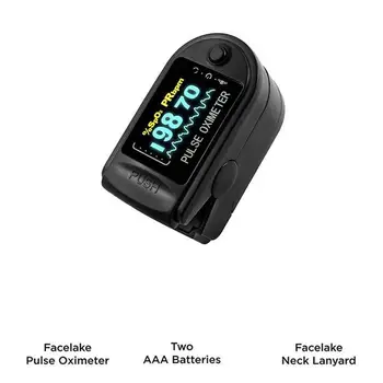 Finger Clip Oximeter Blood Oxygen Saturation Monitor Fingertip Pulse Heart Rate Oximeter
Finger Clip Oximeter Blood Oxygen Saturation Monitor Fingertip Pulse Heart Rate Oximeter