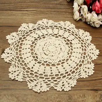 New 12-Handmade-Crochet-Doilies-Lace-Flower-Tablecloth-Cotton-Doily-Placemats-Table-Cover-Mat-Coasters-Home-Decor-Round
New 12-Handmade-Crochet-Doilies-Lace-Flower-Tablecloth-Cotton-Doily-Placemats-Table-Cover-Mat-Coasters-Home-Decor-Round