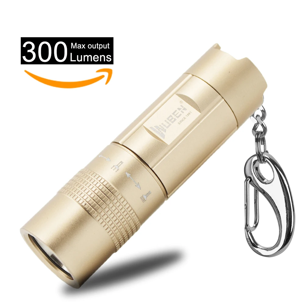 WUBEN LED Keychain Flashlight Mini Pocket Flashlight Cree Lamp Portable USB Rechargeable 300 Lumens Waterproof Light Torch E347
WUBEN LED Keychain Flashlight Mini Pocket Flashlight Cree Lamp Portable USB Rechargeable 300 Lumens Waterproof Light Torch E347