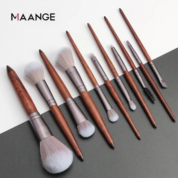 MAANGE 11Pcs Makeup Brushes Set Cosmetic Foundation Powder Blush Eye Shadow Lip Blend Wooden Make Up Brush Tool Kit Maquiagem
MAANGE 11Pcs Makeup Brushes Set Cosmetic Foundation Powder Blush Eye Shadow Lip Blend Wooden Make Up Brush Tool Kit Maquiagem