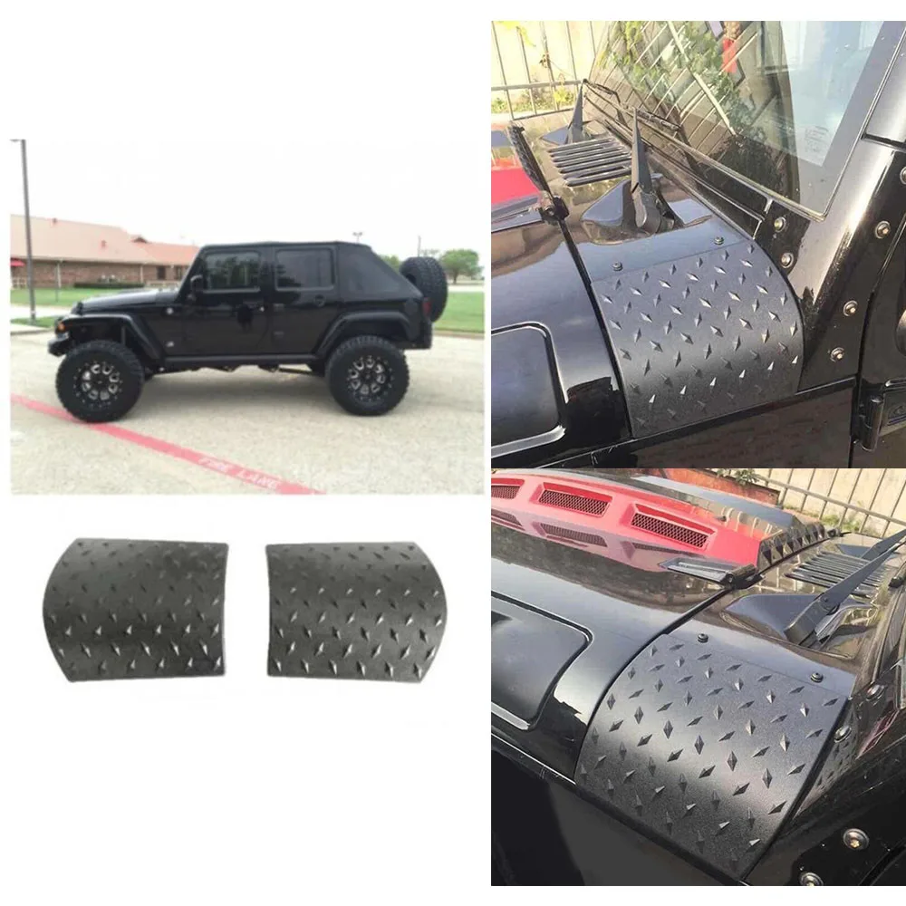 2pcs Car Diamond Plate Cover Trim Decors Accessories For Jeep Wrangler 2007-2016
2pcs Car Diamond Plate Cover Trim Decors Accessories For Jeep Wrangler 2007-2016