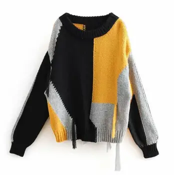 Tassel Knitted Pullover Sweater O-Neck Female Autumn Winter Long Sleeve Crochet Sweater Women Jumper Pull Top
Tassel Knitted Pullover Sweater O-Neck Female Autumn Winter Long Sleeve Crochet Sweater Women Jumper Pull Top