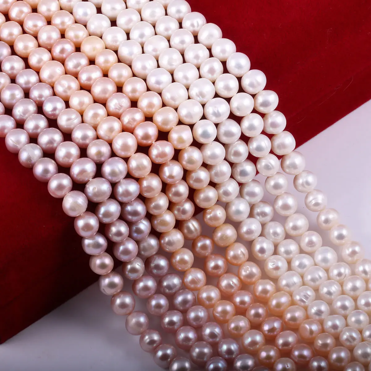 Natural Freshwater Pearls Near-Round Shaped Beads For Jewelry Making Bracelet Necklace Classic For Women Gift Accessories
Natural Freshwater Pearls Near-Round Shaped Beads For Jewelry Making Bracelet Necklace Classic For Women Gift Accessories