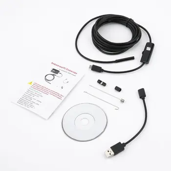 6 LED 5.5mm Lens Endoscope Waterproof Inspection Borescope for Android Focus Camera Lens USB Cable Waterproof Endoscope
6 LED 5.5mm Lens Endoscope Waterproof Inspection Borescope for Android Focus Camera Lens USB Cable Waterproof Endoscope