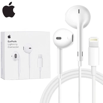 Original Apple EarPods 3.5mm & Lightning Connector Wired Earphones Microphone For iPhone 11 Pro 7 7 Plus 8 8 Plus Xs XAX
Original Apple EarPods 3.5mm & Lightning Connector Wired Earphones Microphone For iPhone 11 Pro 7 7 Plus 8 8 Plus Xs XAX