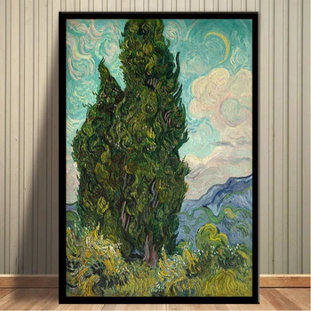 Vincent Van Gogh Cypresses Oil Painting on Canvas Posters and Prints Cuadros Wall Art Pictures For Living Room
Vincent Van Gogh Cypresses Oil Painting on Canvas Posters and Prints Cuadros Wall Art Pictures For Living Room